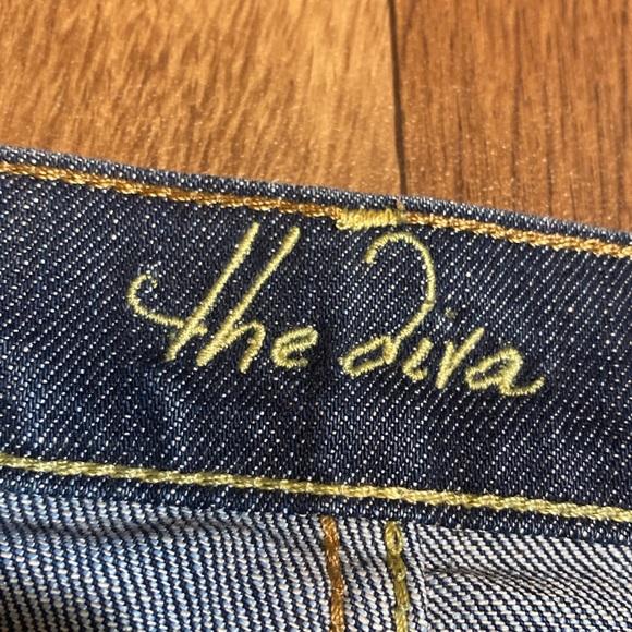 Old Navy the diva jeans 10 long dark wash low waisted - Picture 5 of 10